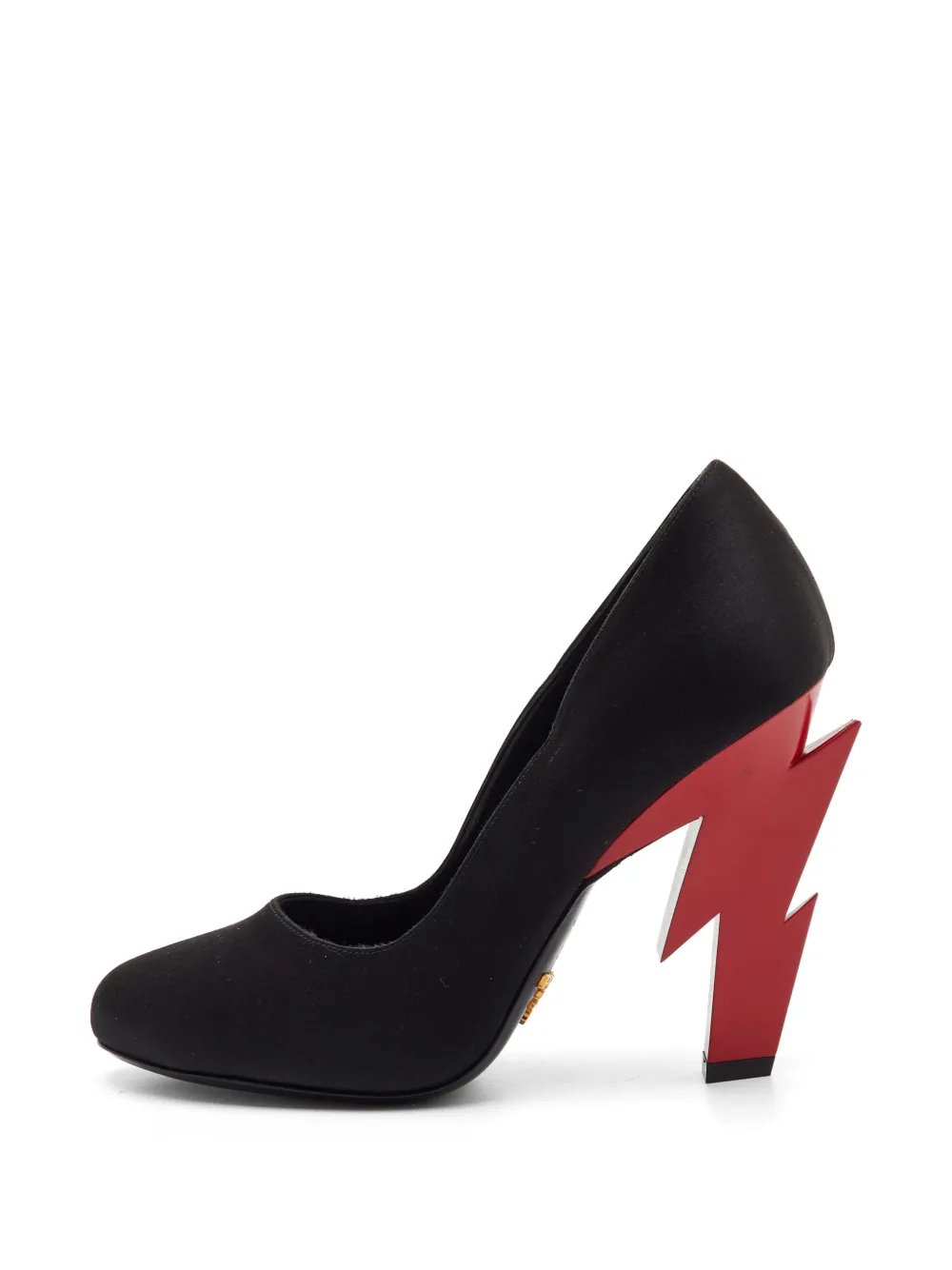 Prada Pre-Owned lightning bolt heel pumps - Schwarz