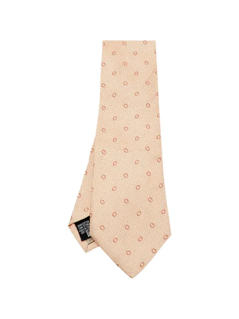 Giorgio Armani Pre-Owned circle-pattern tie