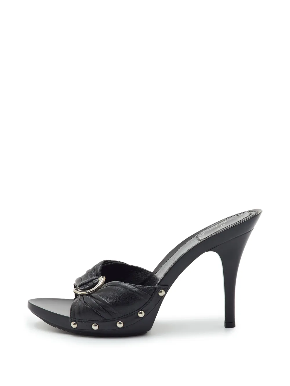 Christian Dior Pre-Owned Sandalen mit Plateausohle - Schwarz