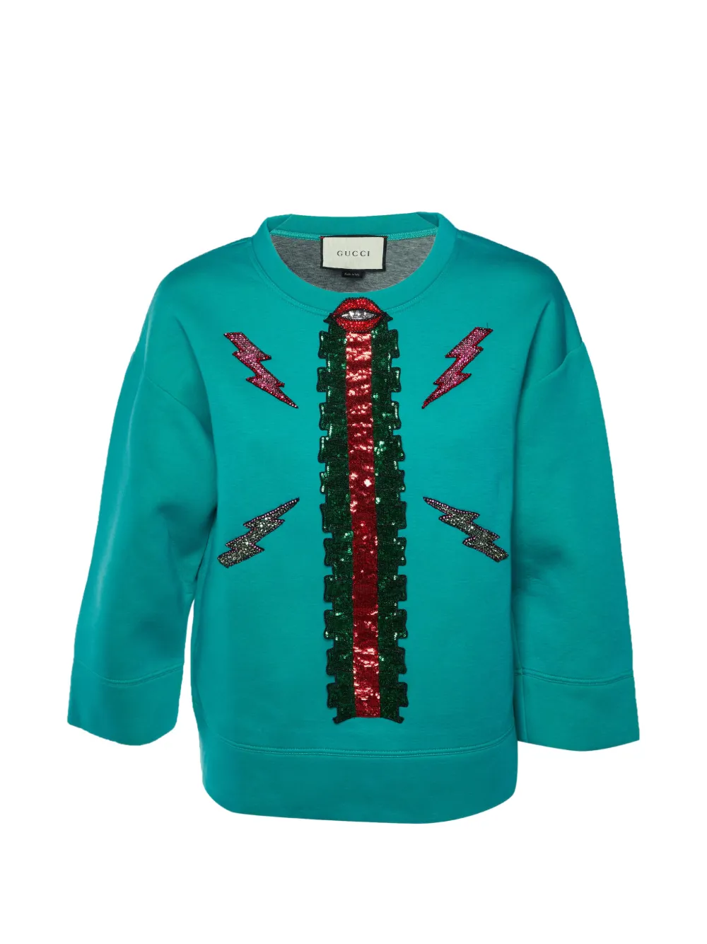 Gucci Pre-Owned sweat à ornements - Vert
