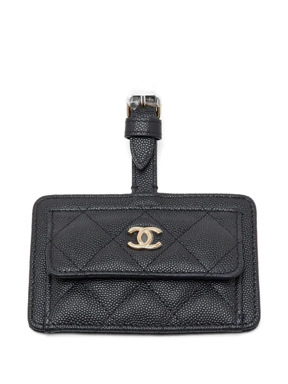 CHANEL Pre-Owned Gepäckanhänger aus Leder - Schwarz
