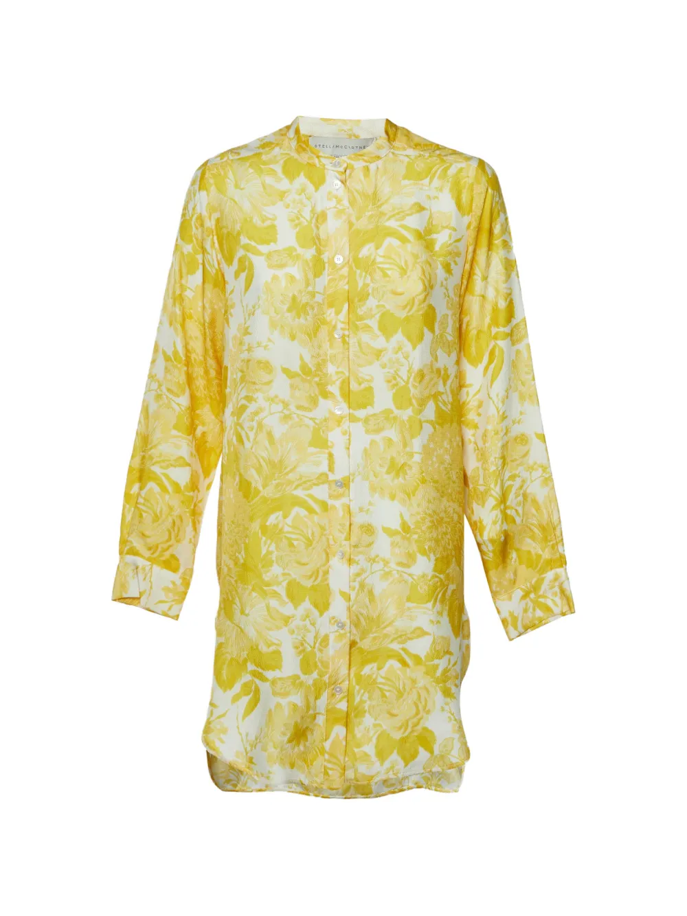 Stella McCartney Pre-Owned robe-chemise courte à fleurs - Jaune