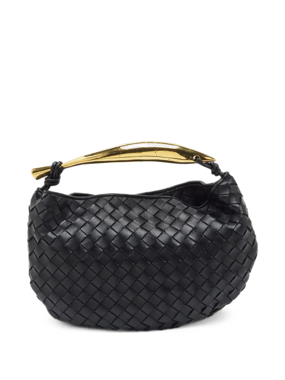 Bottega Veneta Pre-Owned petit sac à main Sardine Intrecciato - Noir Bottega Veneta Pre-Owned petit sac à main Sardine Intrecciato - Noir
