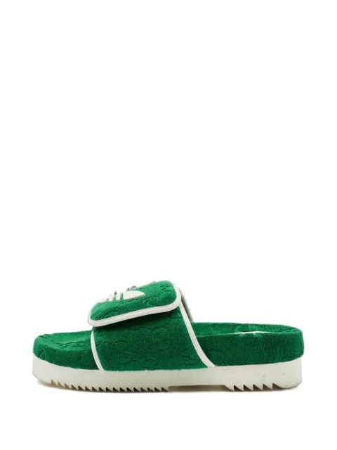 Gucci Pre-Owned x Adidas platform sandals
