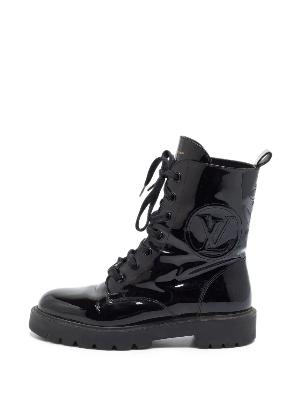 Louis Vuitton Pre-Owned bottines Territory Flat Ranger - Noir Louis Vuitton Pre-Owned bottines Territory Flat Ranger - Noir