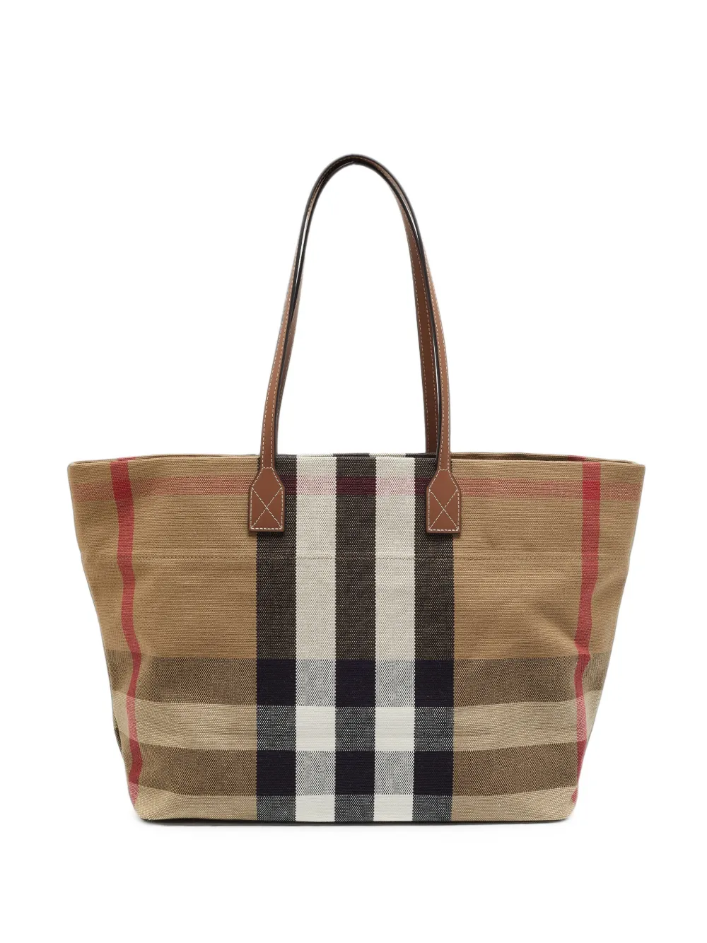 Burberry Pre-Owned London check tote bag - Neutrals