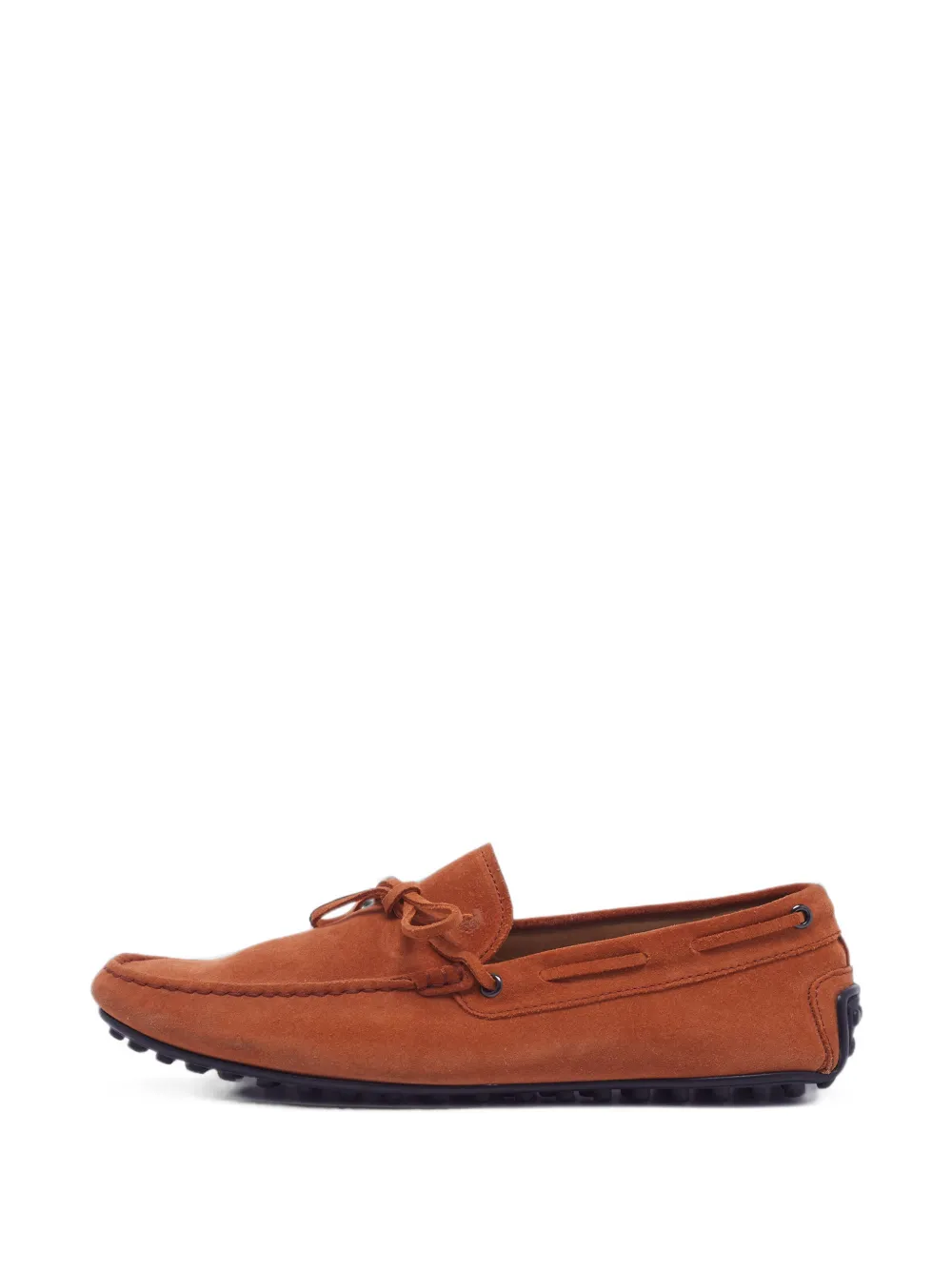 Tod's Vintage chaussures bateau Gommino en daim - Marron Tod's Vintage chaussures bateau Gommino en daim - Marron