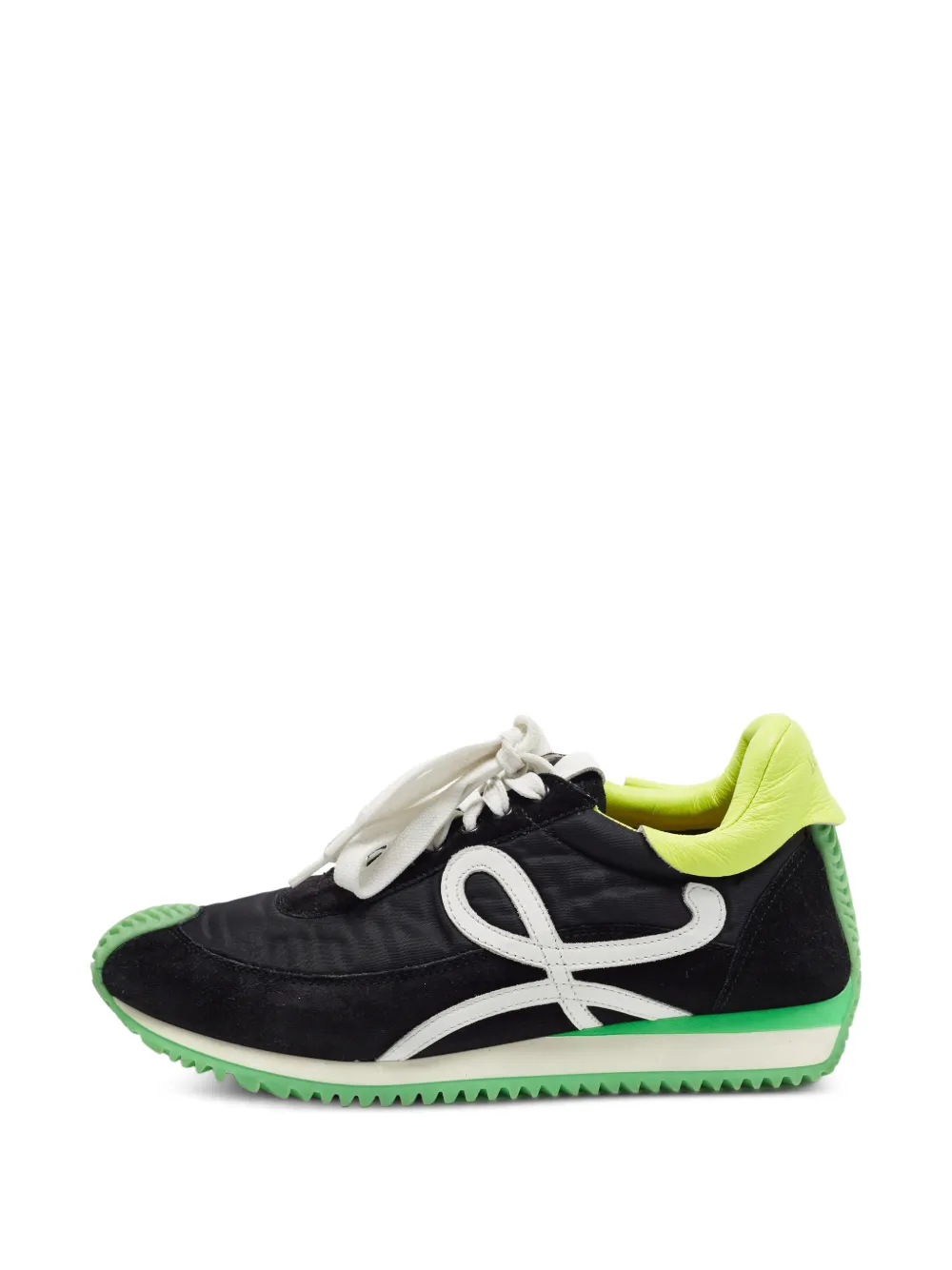 Loewe Pre-Owned Flow Runner Low-Top-Sneakers mit Anagram-Motiv - Schwarz