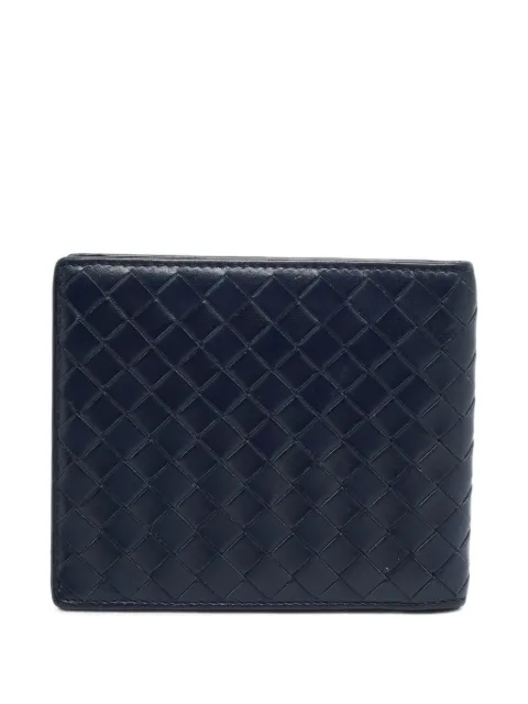Bottega Veneta Pre-Owned cartera de piel con tejido Intrecciato