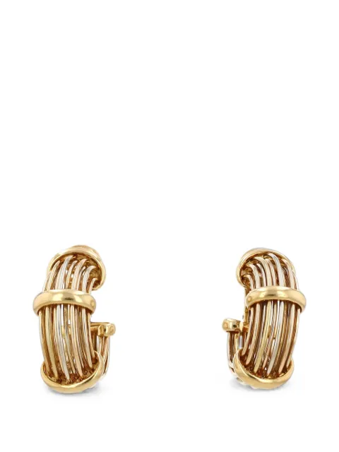 Poiray 1980s domed hoop earrings