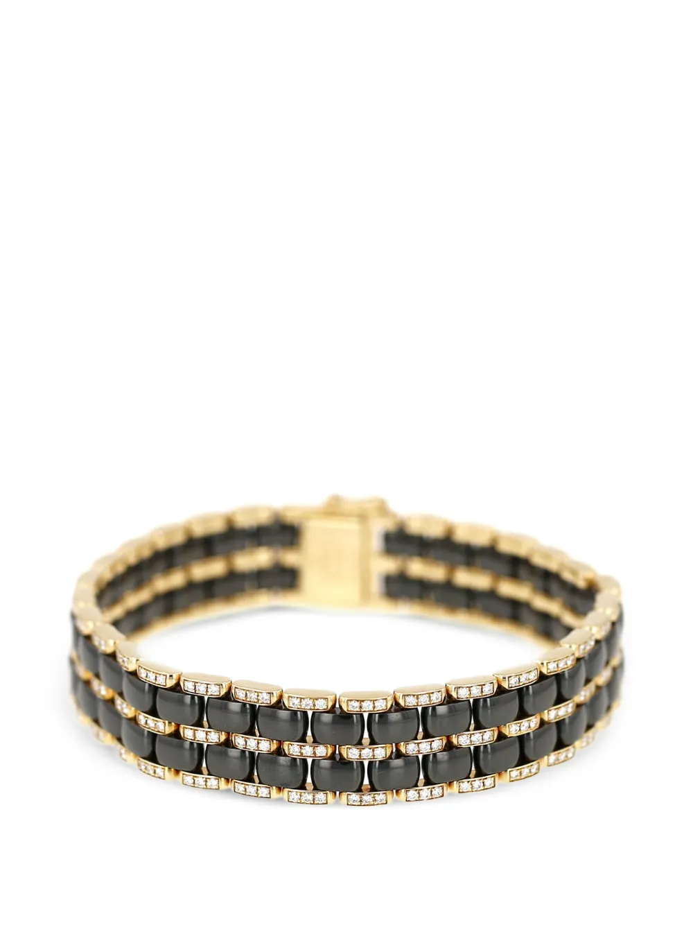 CHANEL Pre-Owned Ultra diamond and ceramic bracelet - Gold