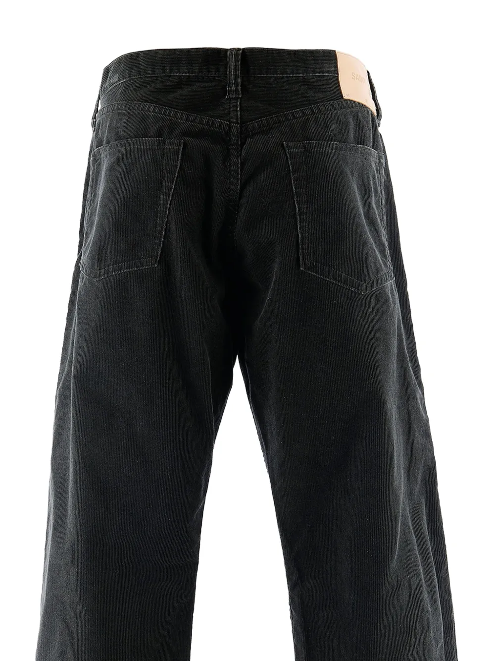 SAINT MXXXXXX Ribfluwelen broek Zwart
