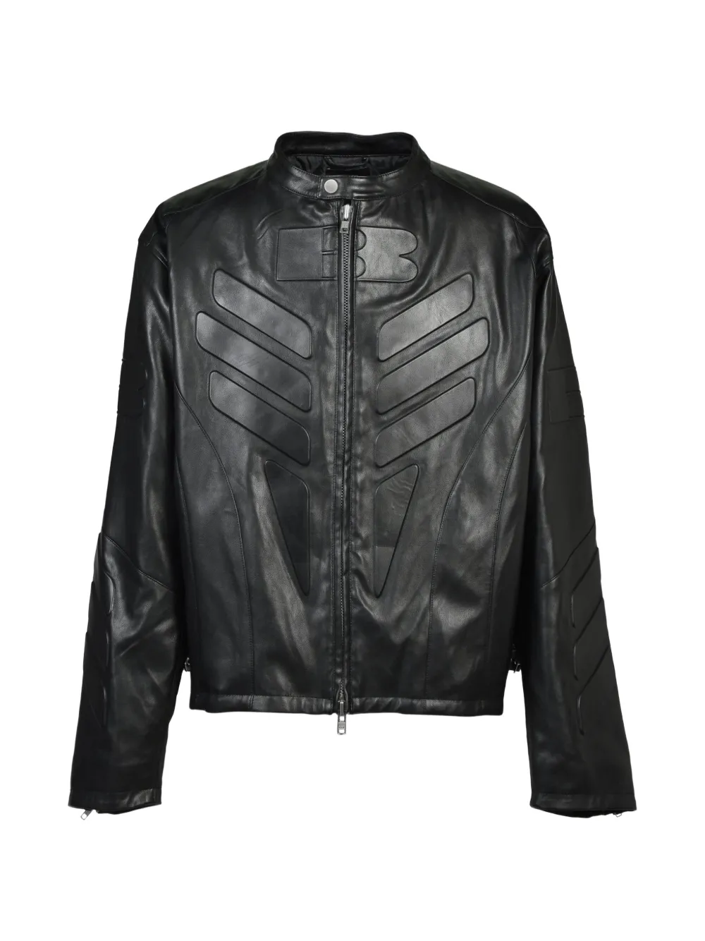 BREATH Racing faux-leather jacket - Black