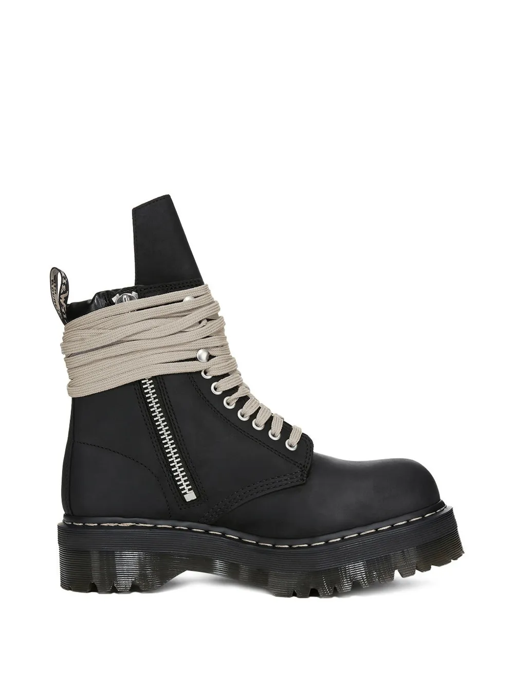 Rick Owens x Dr. Martens bottines à semelle Quad et embout interne renforcé en acier - Noir