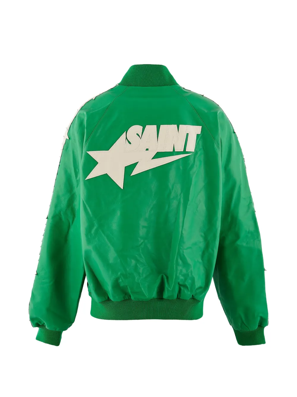 SAINT MXXXXXX x BAPE bomberjack met logo-patch Groen