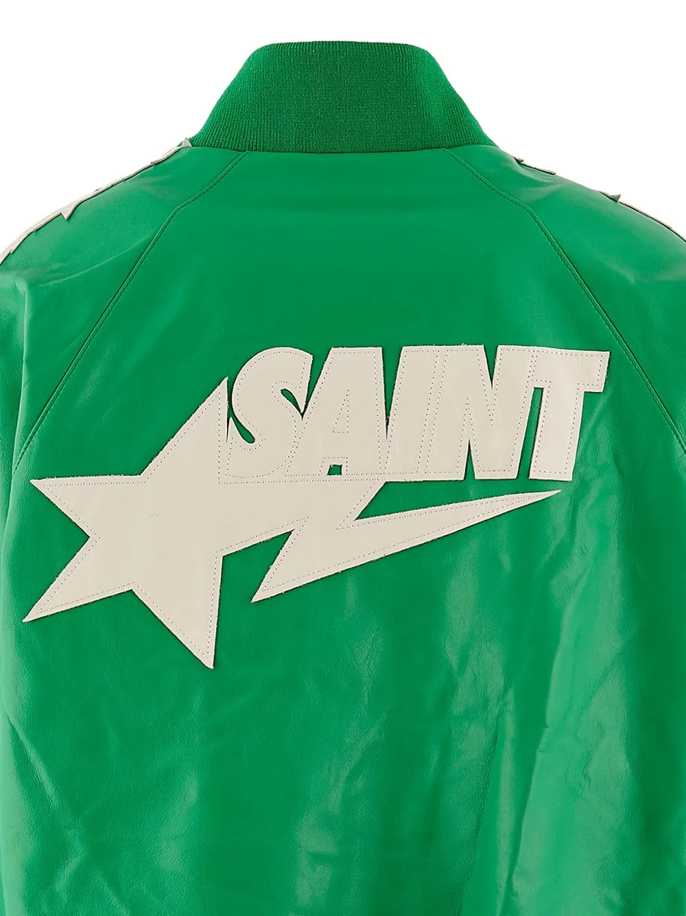 SAINT MXXXXXX x BAPE bomberjack met logo-patch Groen