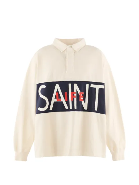 SAINT MXXXXXX polo à logo imprimé
