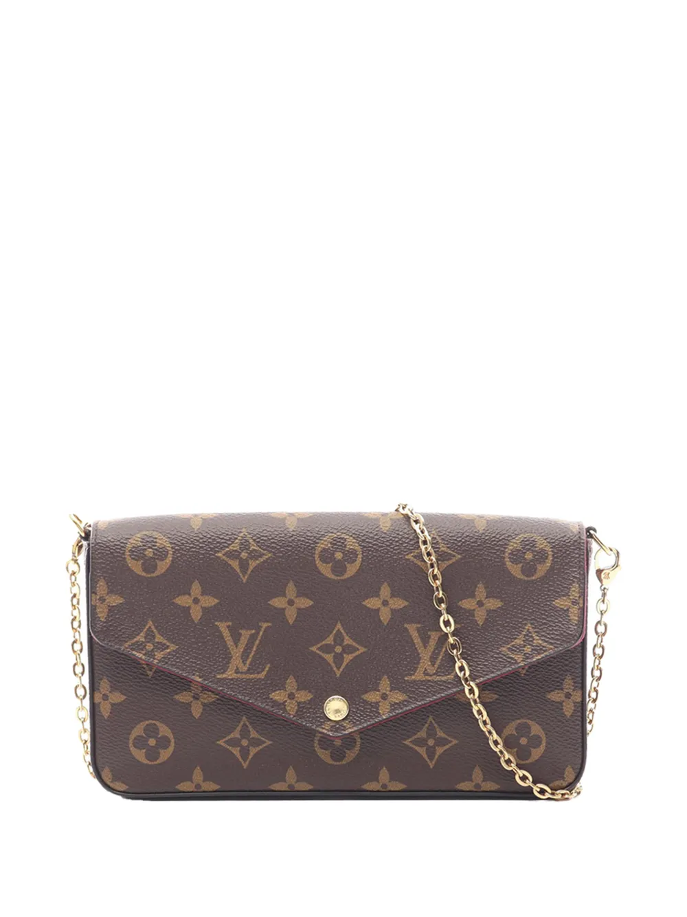 Louis Vuitton Pre-Owned 2019 Monogram Pochette Felicie crossbody bag - Marrone