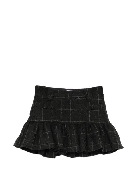 Vaquera Melton Peplum mini skirt