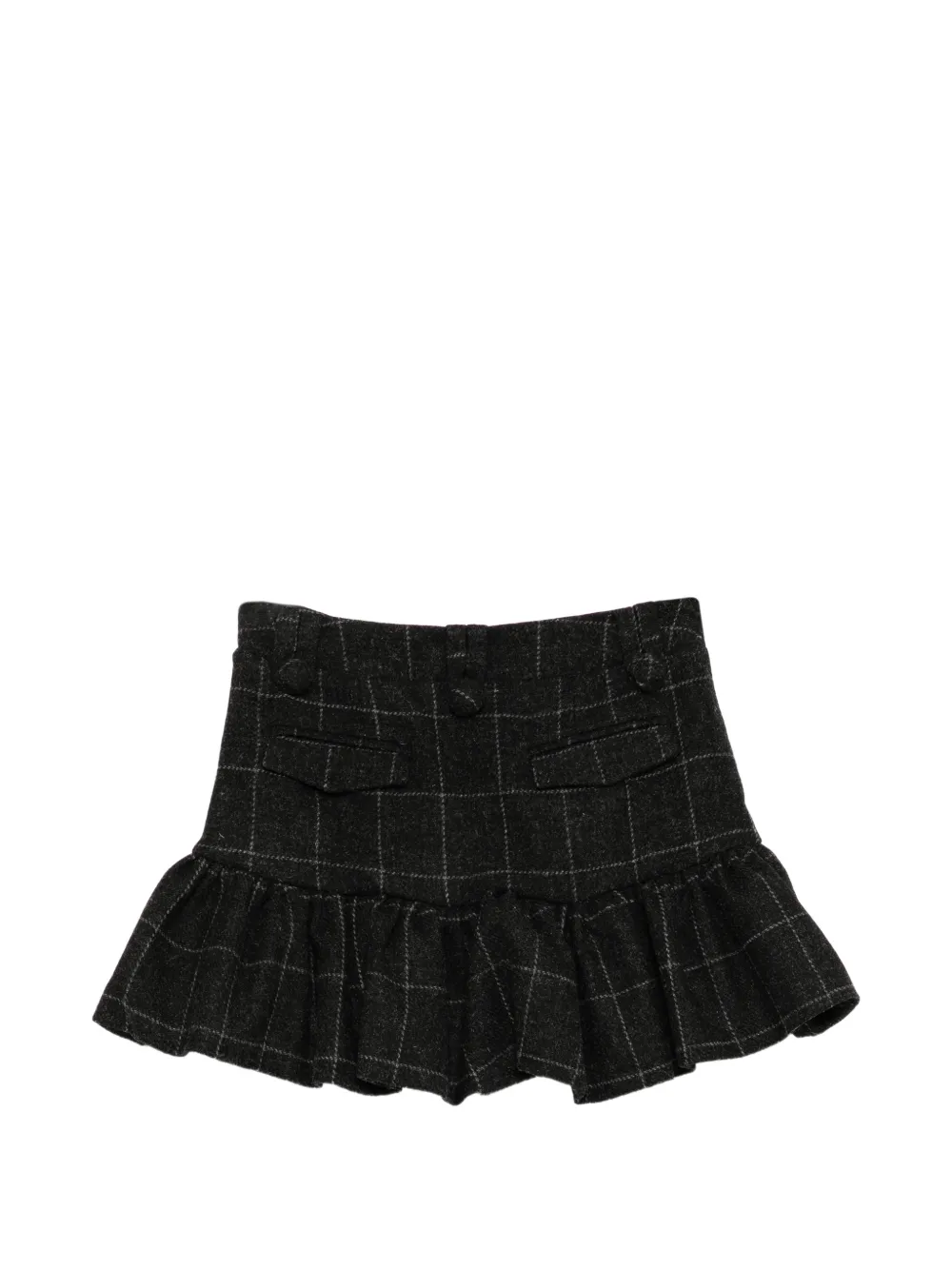 Vaquera Melton Peplum mini skirt Grijs