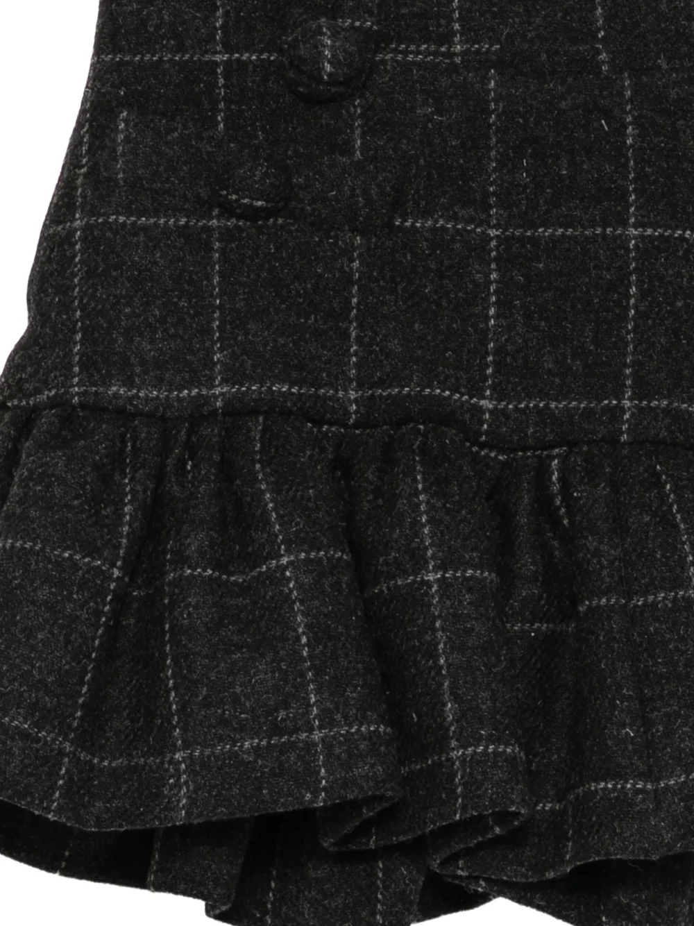 Vaquera Melton Peplum mini skirt Grijs