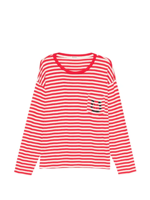 BODE striped long-sleeve T-shirt