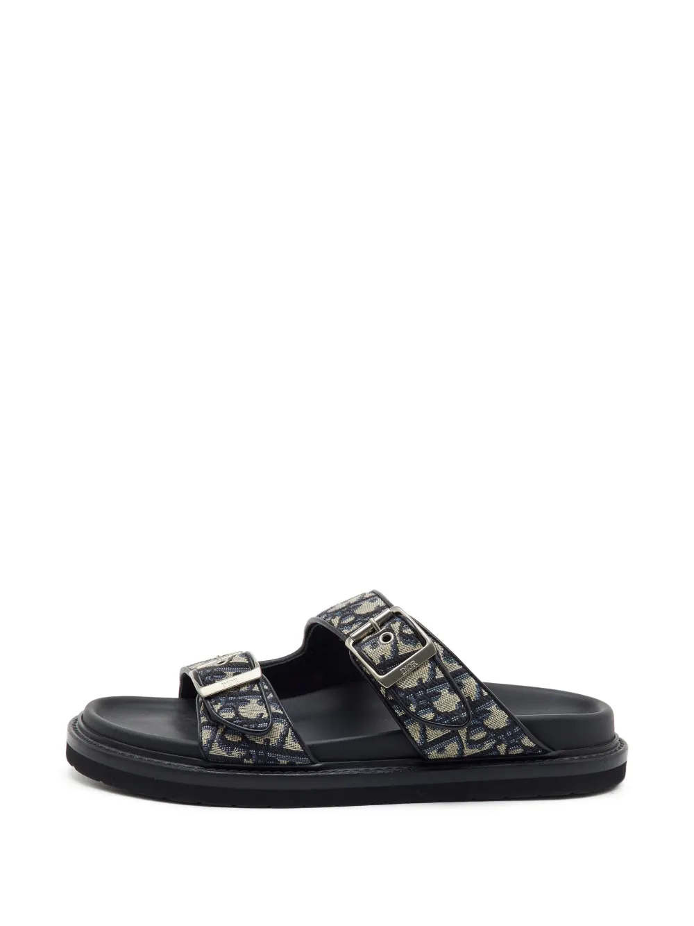 Christian Dior Pre-Owned Oblique Aqua Sandalen mit flacher Sohle - Blau