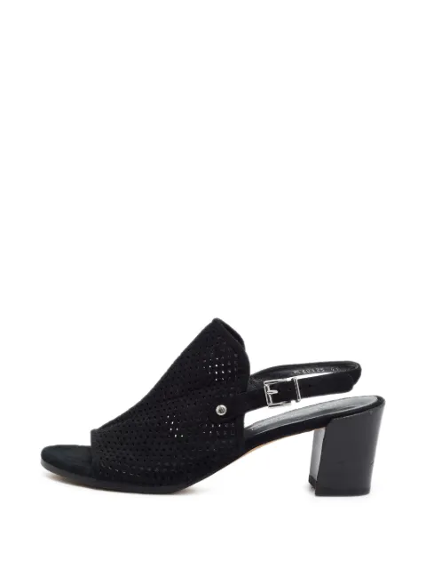 Stuart Weitzman sandalias 41 con perforaciones y correa trasera