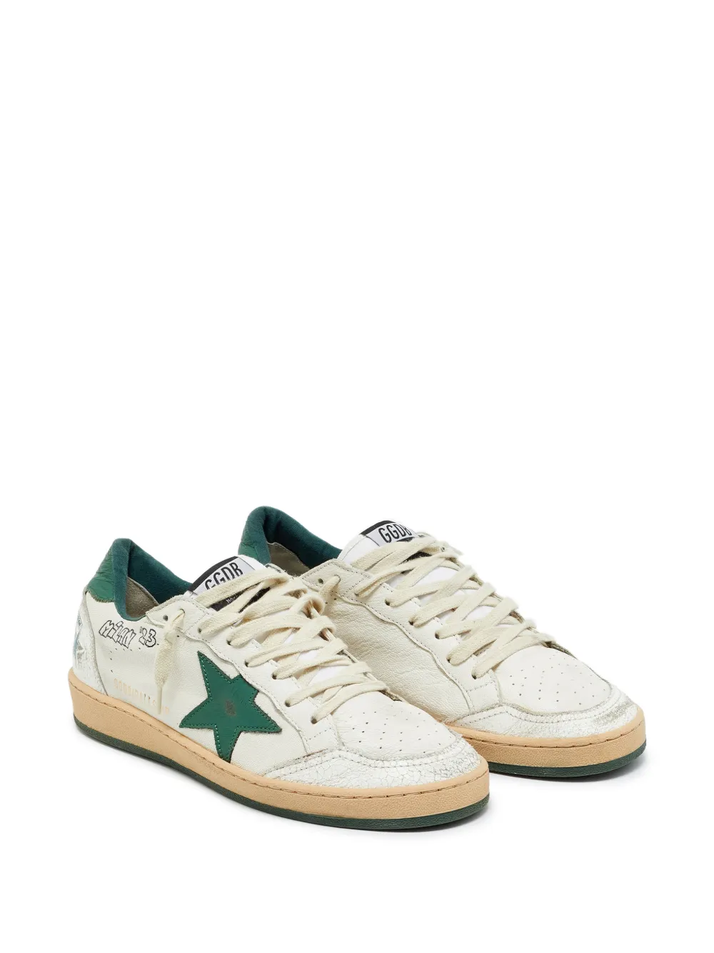 Golden Goose Ball Star lace-up sneakers - Weiß