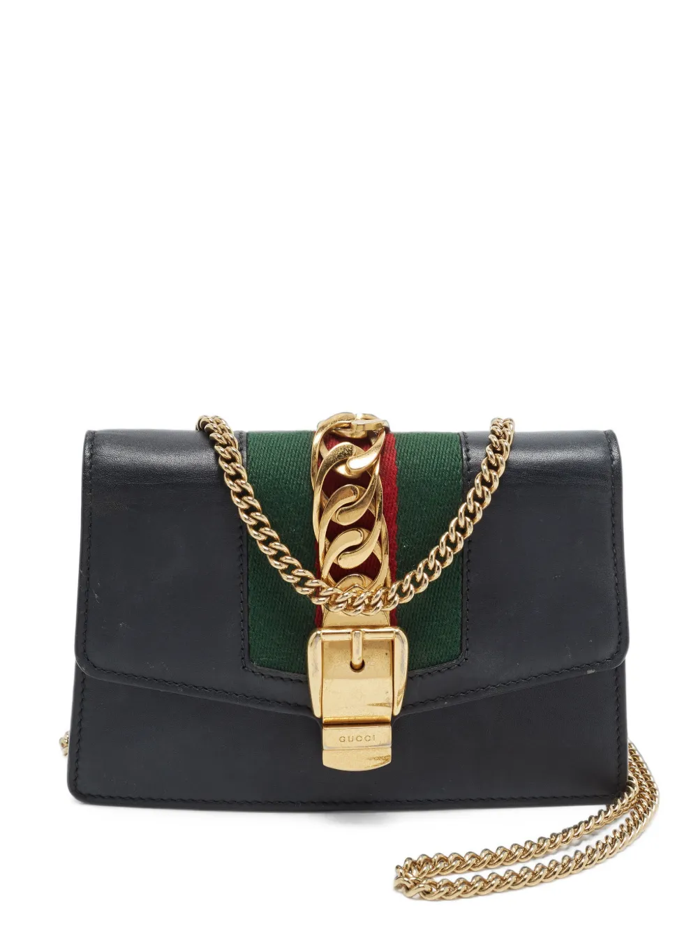 Gucci Pre-Owned Mini Sylvie Umhängetasche - Schwarz