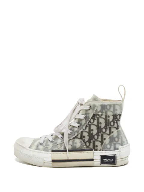 Christian Dior Pre-Owned B23 Oblique high-top sneakers
