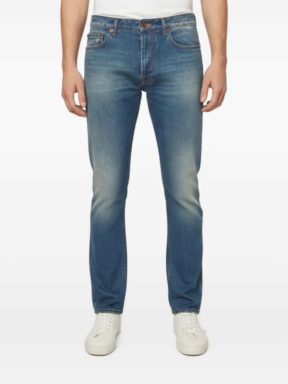 Pre-owned Valentino Rockstud Untitled Jeans In Blue