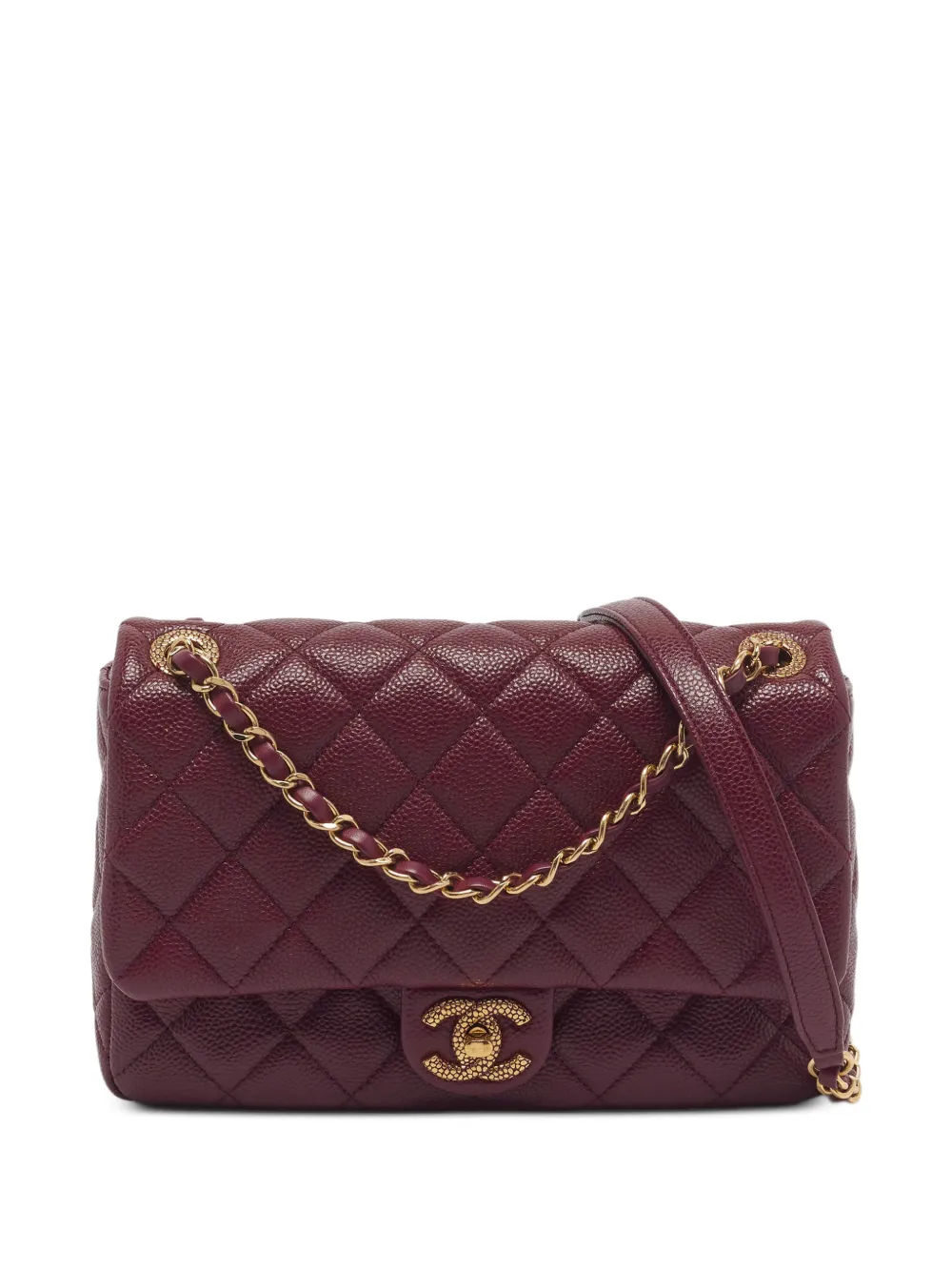 CHANEL Pre-Owned medium Classic Single Flap quilted shoulder bag - Red