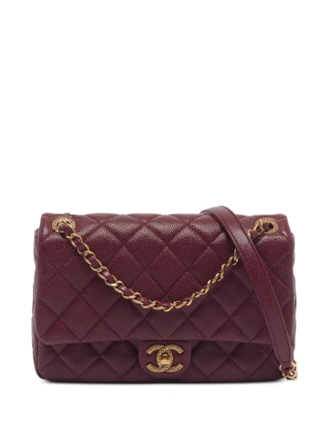 CHANEL Pre-Owned sac porté épaule matelassé Classic Single Flap médium