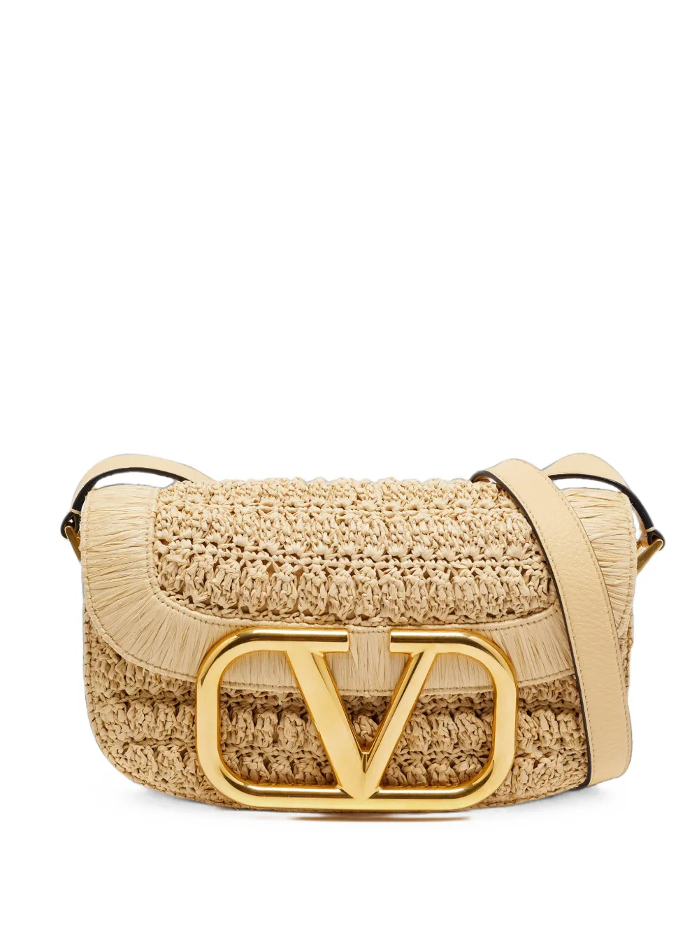 Valentino Garavani Pre-Owned Supervee crossbody bag - Nude