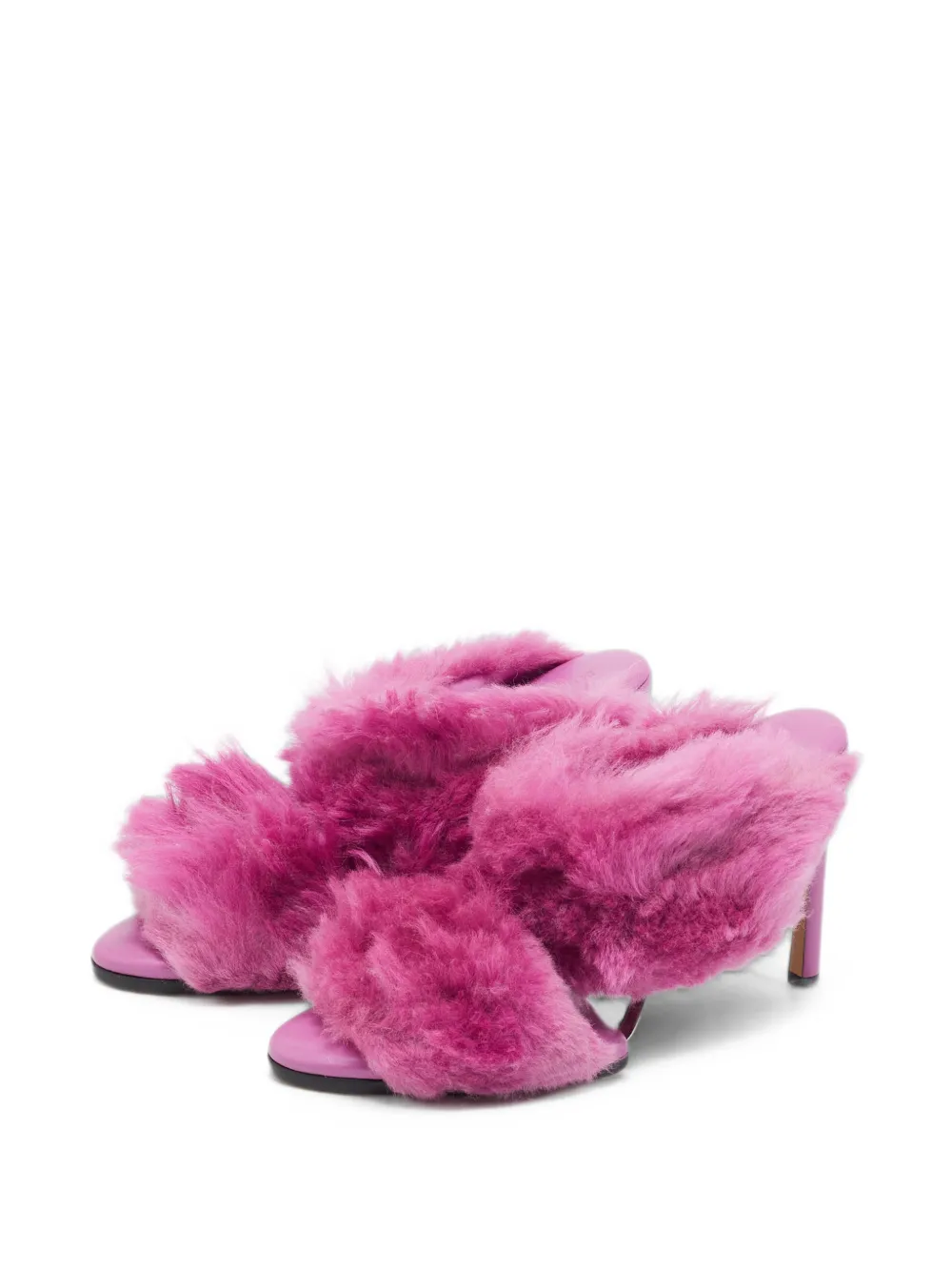 Bottega Veneta Pre-Owned Curve Soft Poodle sandals - Rose