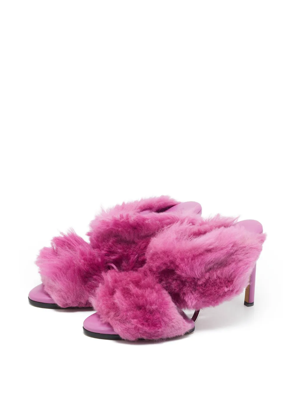 Bottega Veneta Pre-Owned Curve Soft Poodle sandals - Rosa