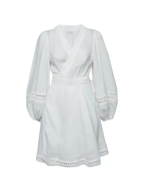 ZIMMERMANN Bells lace-insert mini dress