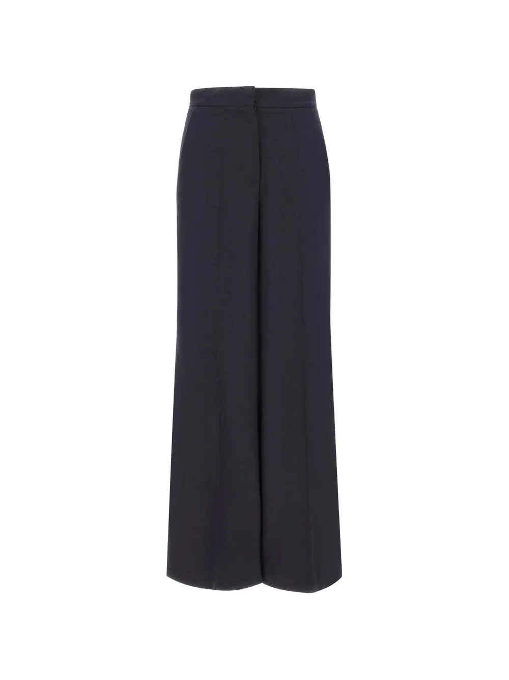 Gran Sasso pantalon palazzo à plis marqués - Noir Gran Sasso pantalon palazzo à plis marqués - Noir