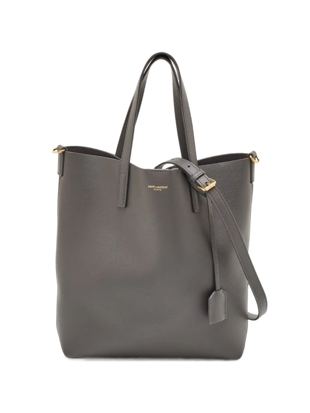 Saint Laurent Pre-Owned cabas Toy en cuir (2021) - Gris