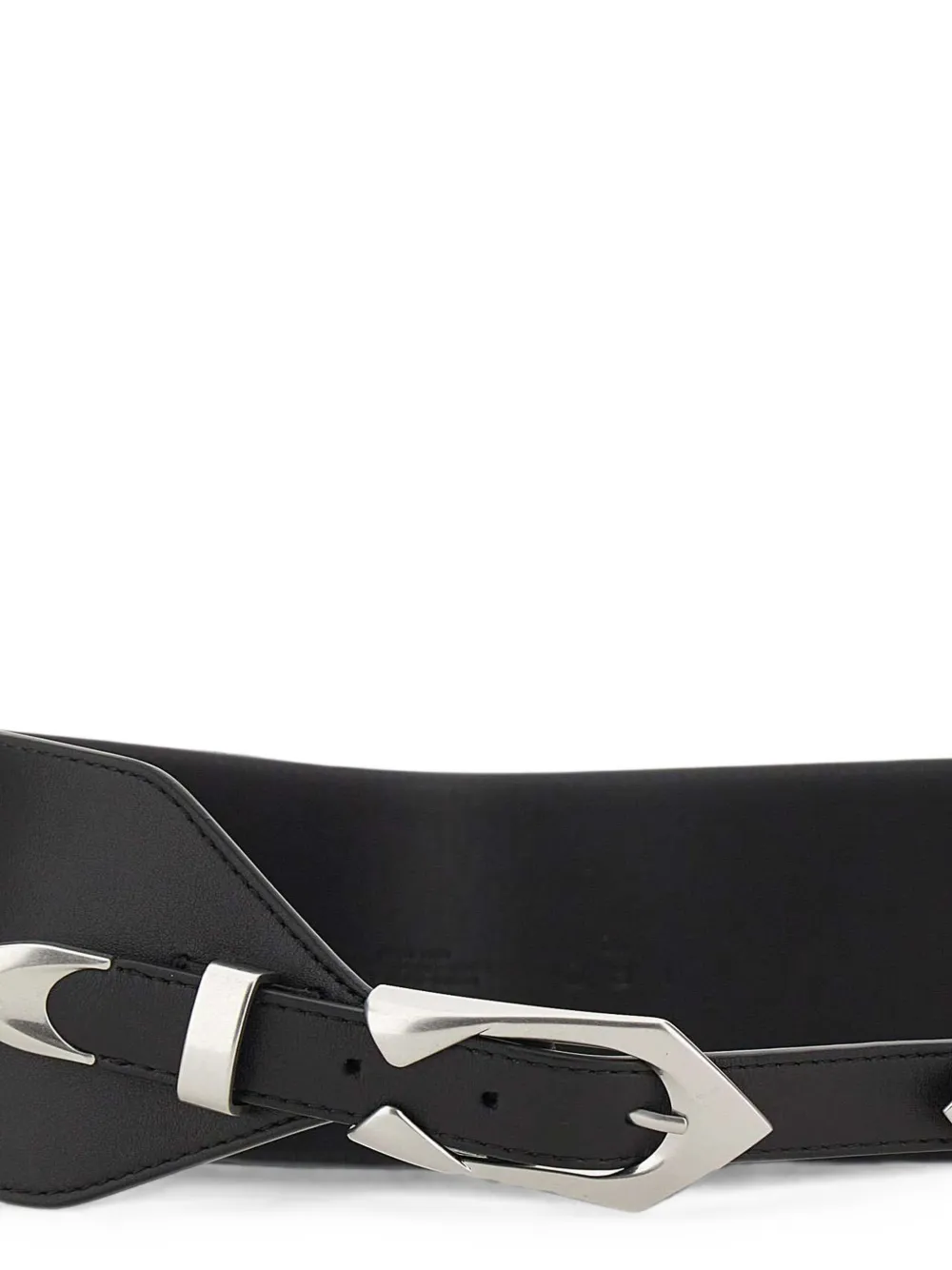 IRO Double Cuff leren riem Zwart
