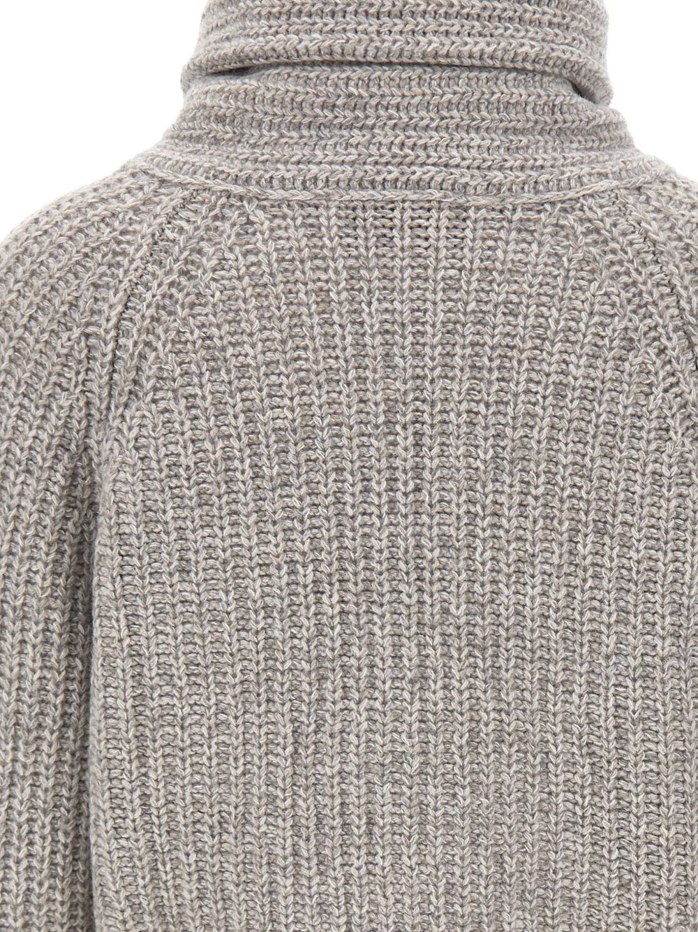 Gran Sasso Kabelgebreid vest Grijs