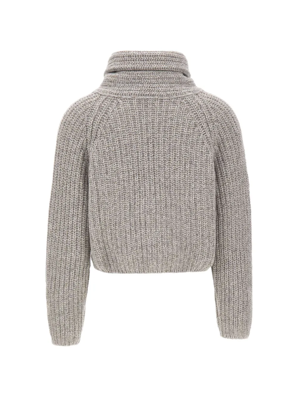 Gran Sasso Kabelgebreid vest Grijs