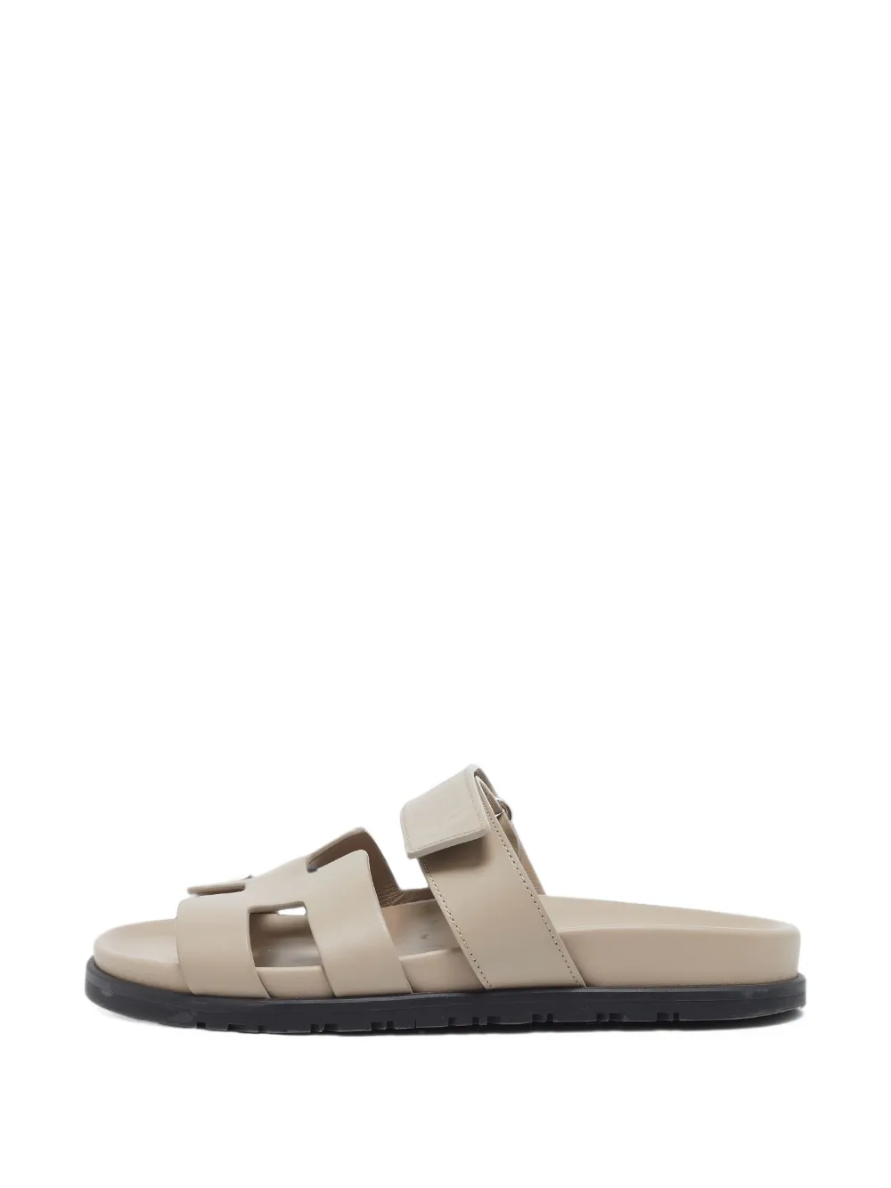 Hermès Pre-Owned Chypre touch-strap sandals - Tons neutres Hermès Pre-Owned Chypre touch-strap sandals - Tons neutres