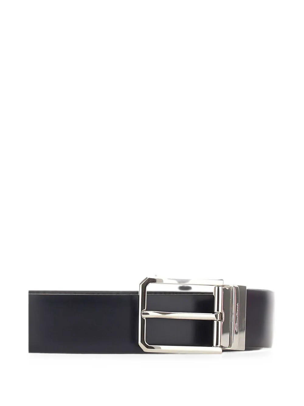 Santoni Leren gespriem Blauw