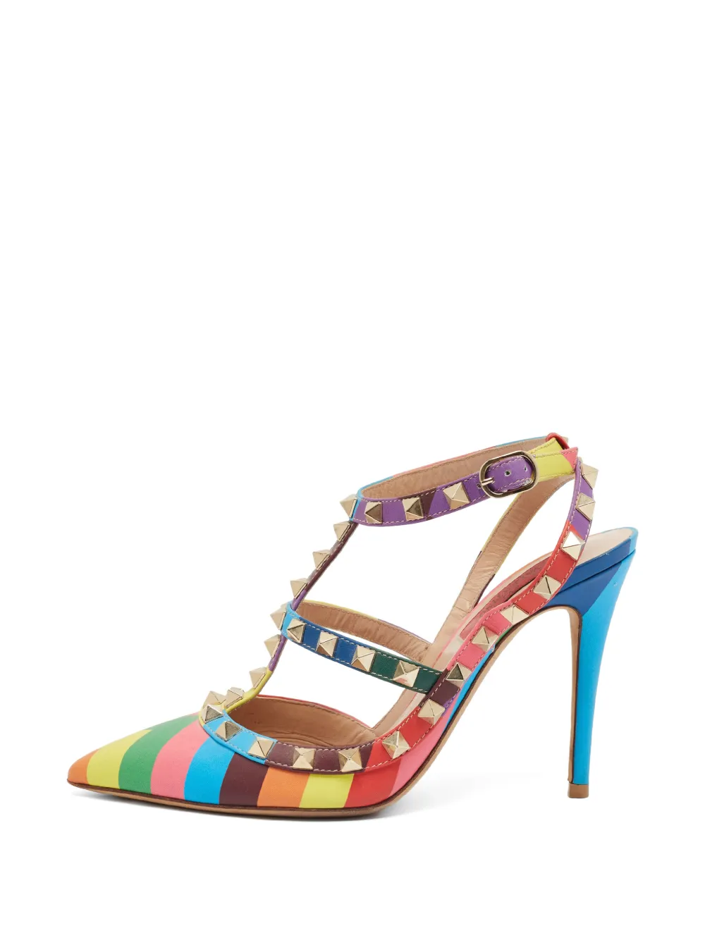 Valentino Garavani Pre-Owned Rockstud heeled pumps - Blau