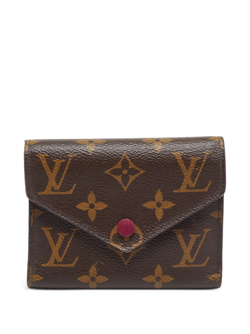 Louis Vuitton Pre-Owned 2018 Victorine Monogram wallet - Marrone