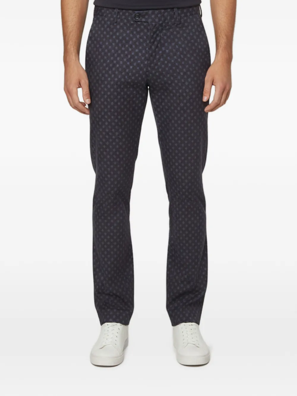 Etro Pre-Owned Paisley Panama trousers - Bleu