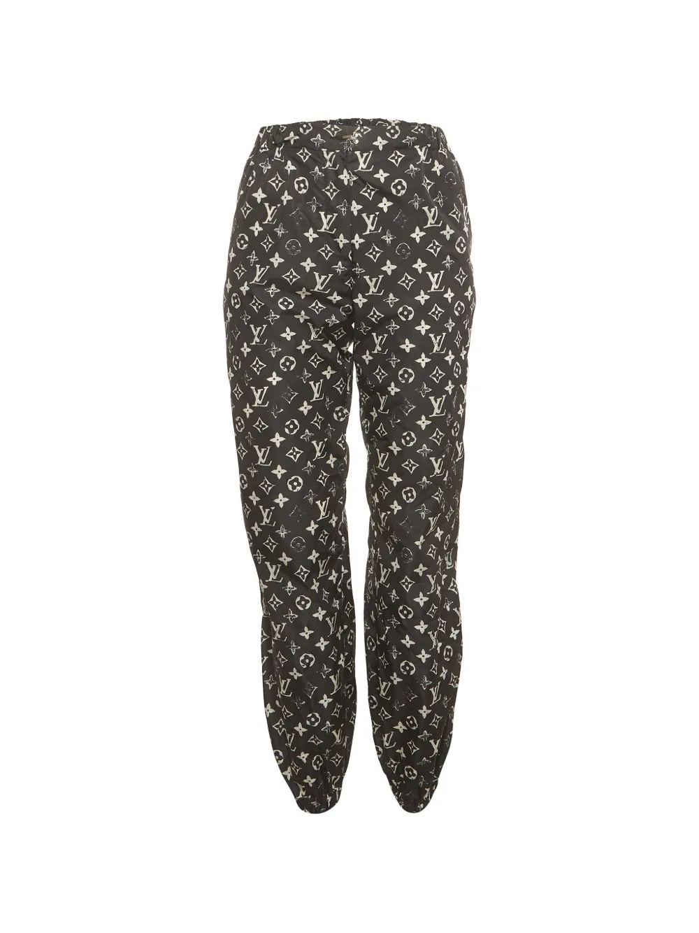 Louis Vuitton Pre-Owned Stencil Monogram track pants - Nero