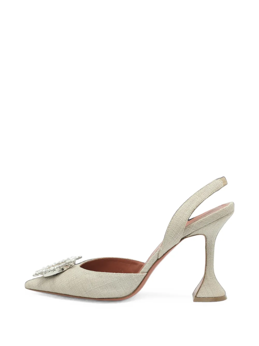 Amina Muaddi Begum crystal-embellished pumps - Tons neutres Amina Muaddi Begum crystal-embellished pumps - Tons neutres